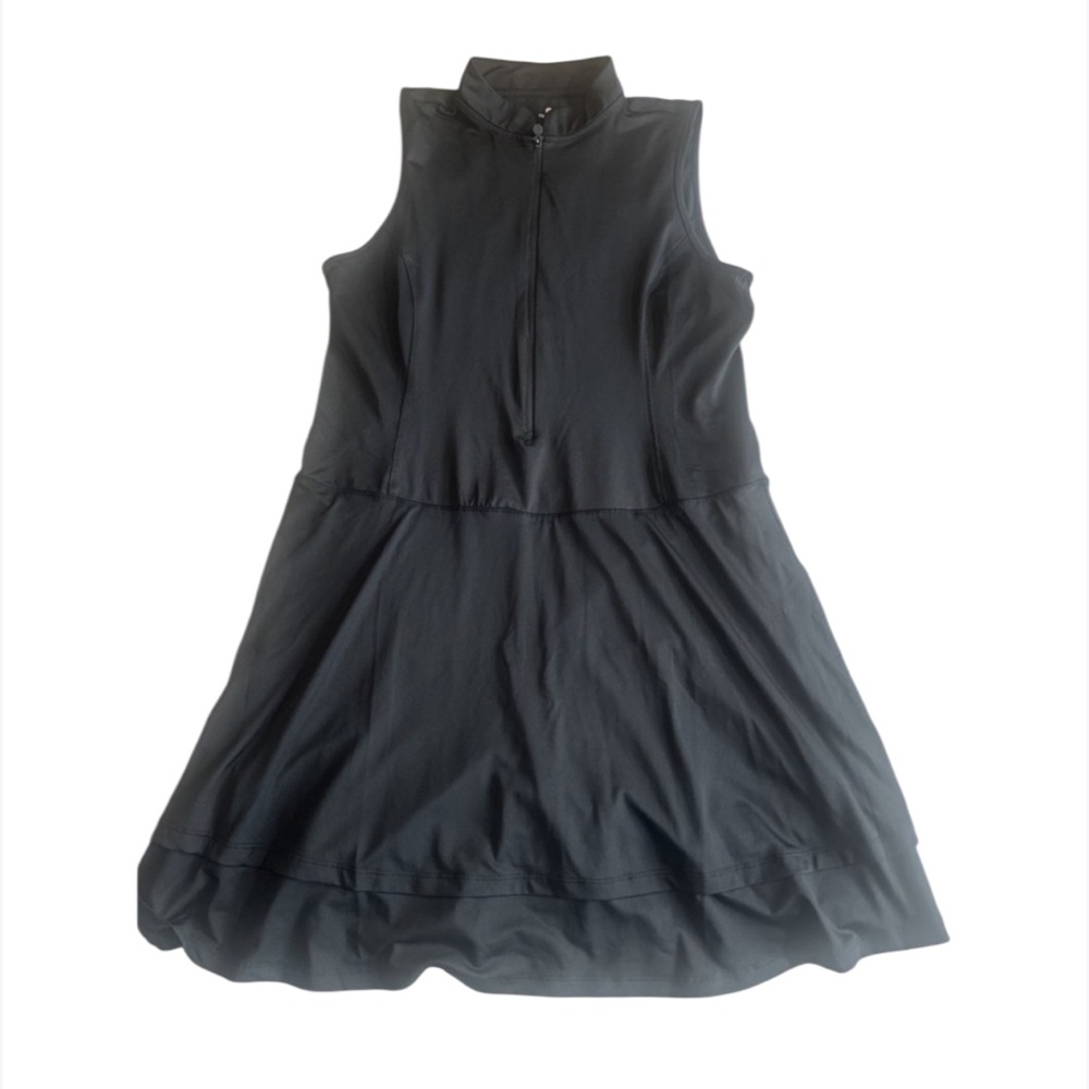 Apana Breathable Moisture Wicking Yoga sleeveless Dress Black Size XL‎
